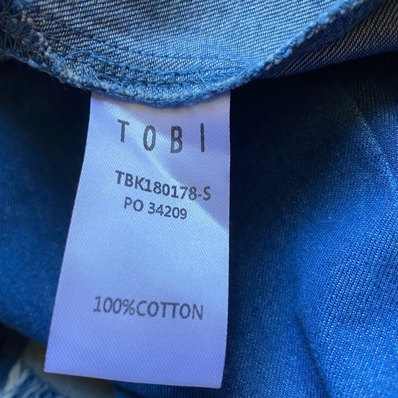 Tobi Denim wrap skirt szSmall - Picture 10 of 12